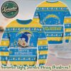 Los Angeles Chargers Special Grinchs Hand Football 2025 Knitted NFL Ugly Christmas Sweater