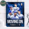 Los Angeles Dodgers NLDS 2025 National League Division Series MLB Champions Home Decor Poster Canvas Los Angeles Dodgers NLDS 2025 National League Division Series MLB Champions Home Decor Poster Canvas