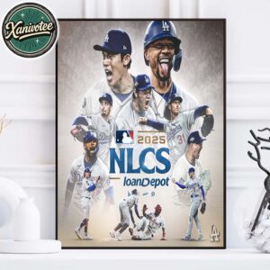 Los Angeles Dodgers NLDS 2025 National League Division Series MLB Champions Home Decor Poster Canvas