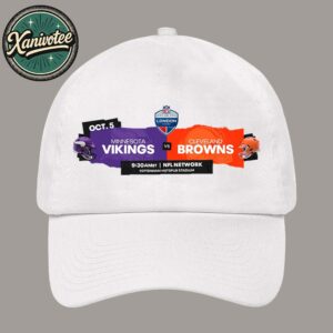Minnesota Vikings Vs Cleveland Browns Matchup 2025 NFL London Games At Tottenham Hotspur On October 5 2025 Cap Hat