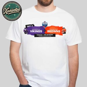 Minnesota Vikings Vs Cleveland Browns Matchup 2025 NFL London Games At Tottenham Hotspur On October 5 2025 Unisex T-Shirt