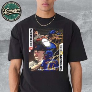 Motor City Showdown Detroit Tigers Vs Seattle Mariners In MLB ALDS 2025 Unisex T-Shirt