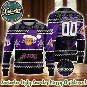 NBA Los Angeles Lakers Special Personalized Christmas 2025 Holiday Ugly Christmas Sweater