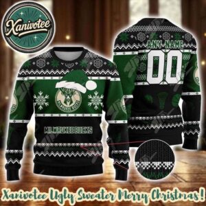 NBA Milwaukee Bucks Special Personalized Christmas 2025 Holiday Ugly Christmas Sweater