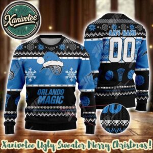 NBA Orlando Magic Special 2025 Personalized Christmas Ugly Christmas Sweater Gift For Men And Women