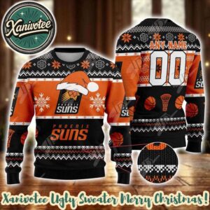 NBA Phoenix Suns Special 2025 Personalized Christmas Ugly Christmas Sweater Gift For Men And Women