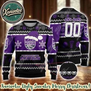 NBA Sacramento Kings Special 2025 Personalized Christmas Ugly Christmas Sweater Gift For Men And Women
