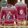 NCAA Alabama Crimson Tide x Grinch Personalized Christmas 2025 Holiday Ugly Christmas Sweater