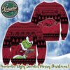 NCAA Auburn Tigers HO HO HO 2025 Knitted Ugly Christmas Sweater