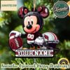 NCAA Alabama Crimson Tide x Mickey Mouse Xmas 2025 Holiday Ornament
