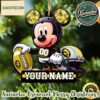 NCAA Georgia Bulldogs x Mickey Mouse Christmas 2025 Classic Tree Ornament