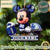NCAA Los Angeles Rams x Mickey Mouse Christmas 2025 Classic Tree Ornament