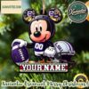 NCAA Los Angeles Rams x Mickey Mouse Christmas 2025 Classic Tree Ornament