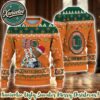Miami Hurricanes NCAA x Grinch Holiday Christmas Xmas Ugly Christmas Sweater 2025