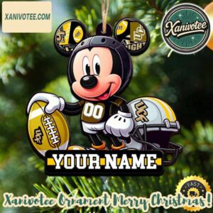 NCAA UCF Knights With Mickey Mouse NCAA Christmas 2025 Tree Decoration Ornament