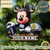 NCAA UCF Knights With Mickey Mouse NCAA Christmas 2025 Tree Decoration Ornament