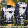 NFL New England Patriots With Special Grinchs Hand Football Classic Knitted Ugly Christmas Sweater Holiday 2025