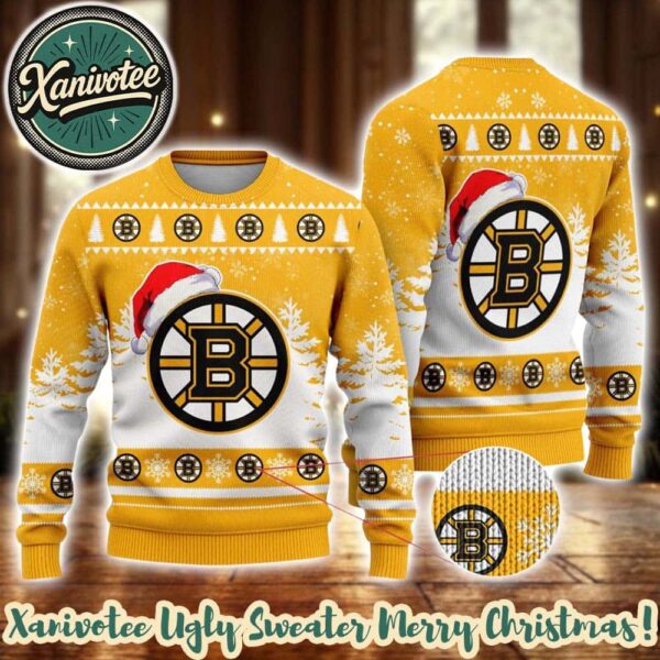 NHL Boston Bruins Special 2025 Personalized Christmas Ugly Christmas Sweater Gift For Men And Women