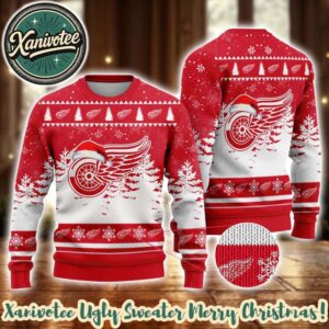 NHL Detroit Red Wings Special 2025 Knitted Ugly Christmas Sweater