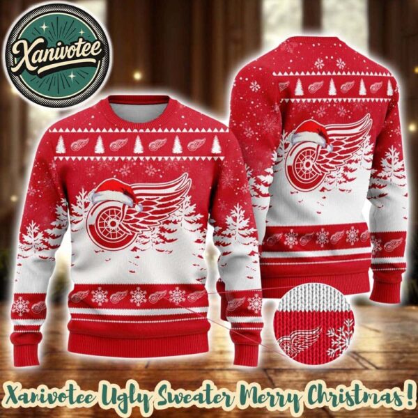 NHL Detroit Red Wings Special 2025 Knitted Ugly Christmas Sweater
