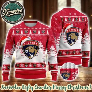 NHL Florida Panthers Special 2025 Knitted Ugly Christmas Sweater