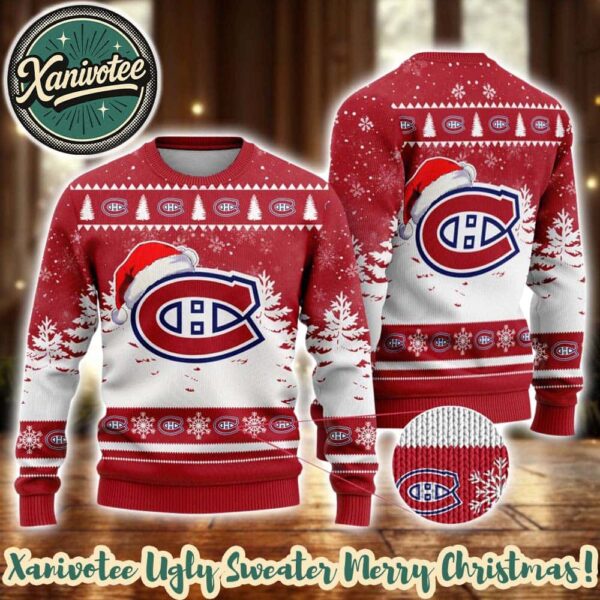 NHL Montreal Canadiens Special Personalized Christmas 2025 Holiday Ugly Christmas Sweater