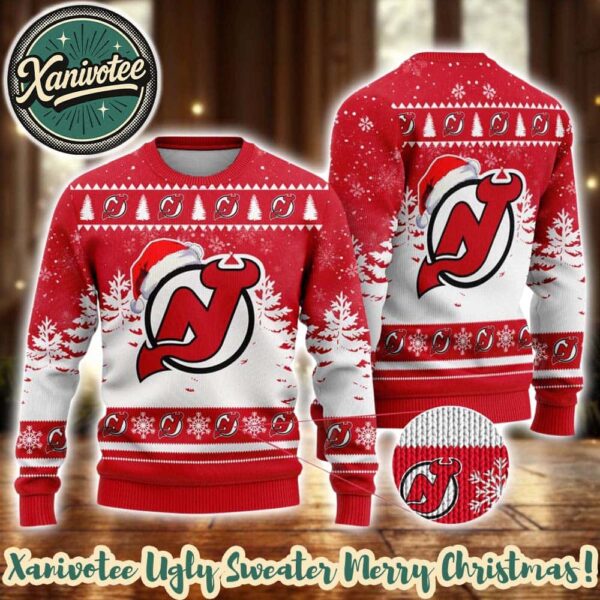 NHL New Jersey Devils Special Personalized Christmas 2025 Holiday Ugly Christmas Sweater