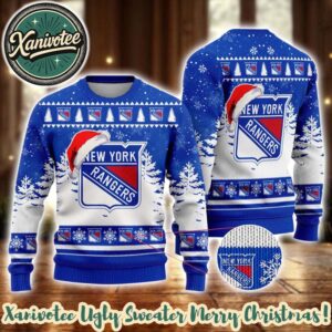 NHL New York Rangers Special Personalized Christmas 2025 Holiday Ugly Christmas Sweater