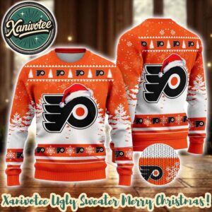 NHL Philadelphia Flyers Special 2025 Personalized Christmas Ugly Christmas Sweater Gift For Men And Women