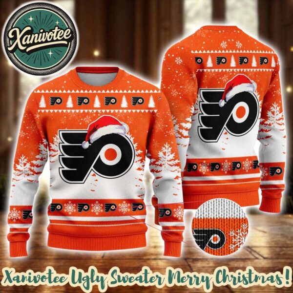 NHL Philadelphia Flyers Special 2025 Personalized Christmas Ugly Christmas Sweater Gift For Men And Women