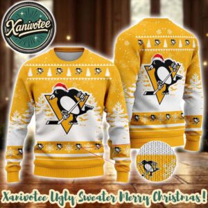 NHL Pittsburgh Penguins Special 2025 Personalized Christmas Ugly Christmas Sweater Gift For Men And Women