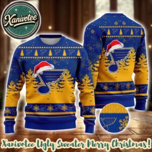 NHL St. Louis Blues Special Ugly Christmas Sweater Gift For Holiday 2025