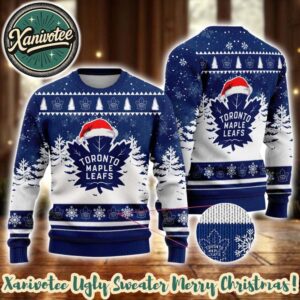 NHL Toronto Maple Leafs Special 2025 Knitted Ugly Christmas Sweater