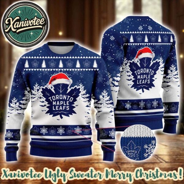 NHL Toronto Maple Leafs Special 2025 Knitted Ugly Christmas Sweater