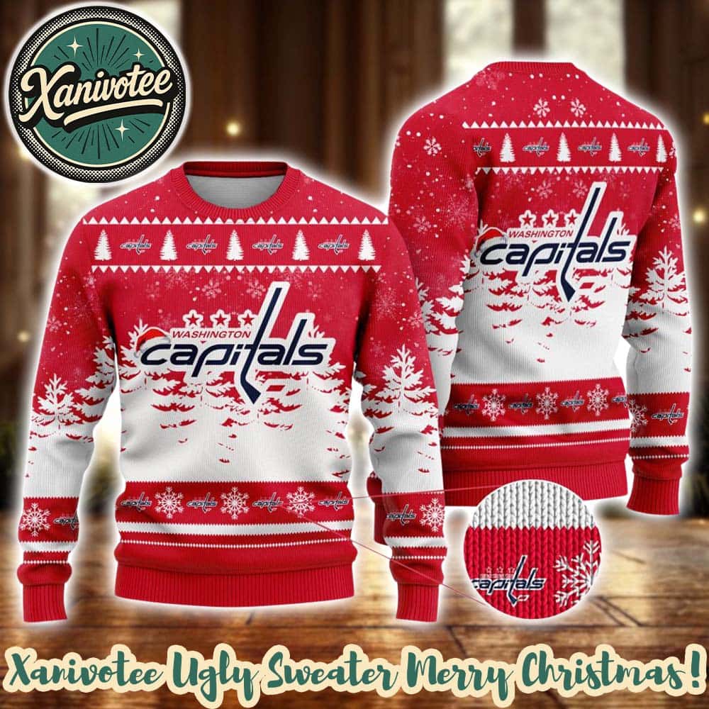 NHL Washington Capitals Special Personalized Christmas 2025 Holiday Ugly Christmas Sweater