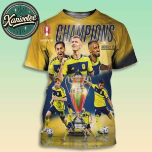 Nashville SC Edge Austin Fc To Win First US Open Cup In Club History Champions 2025 All Over Print T-Shirt