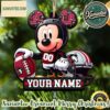 Northern Illinois Huskies NCAA x Mickey Mouse Xmas 2025 Holiday Ornament