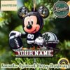 Oklahoma Sooners NCAA x Mickey Mouse Christmas 2025 Tree Decoration Ornament