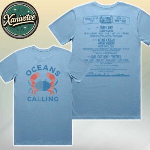 Oceans Calling Festival 2025 Crab Lineup Tee For Ocean City MD At Ocean City Maryland On September 26-28 2025 T-Shirt