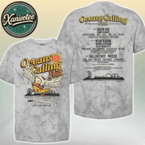 Oceans Calling Festival 2025 Seagull Lineup Tee For Ocean City MD At Ocean City Maryland On September 26-28 2025 T-Shirt