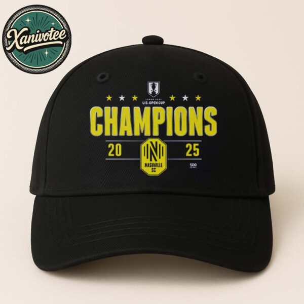 Official Nashville Soccer Club 2025 US Open Cup Champions Classic Cap Snapback Hat