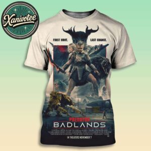 Official New Poster For Predator Badlands In Theaters On November 7 2025 All Over Print T-Shirt