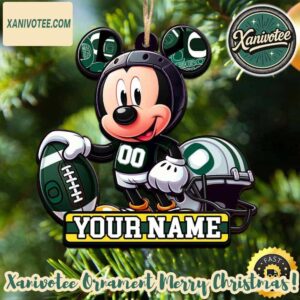 Oregon Ducks NCAA x Mickey Mouse Christmas 2025 Tree Decoration Ornament