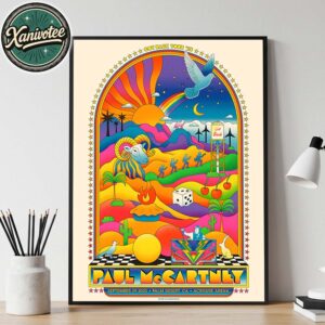 Paul McCartney Got Back 2025 Palm Desert Event Poster For Acrisure Arena In California September 29 2025 Home Decor Poster Canvas