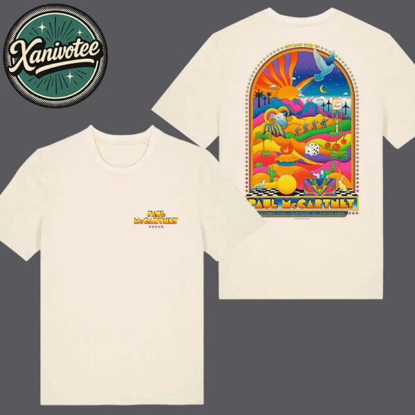 Paul McCartney Got Back 2025 Palm Desert Event Tee For Acrisure Arena In California September 29 2025 Two Sided Print Unisex T-Shirt