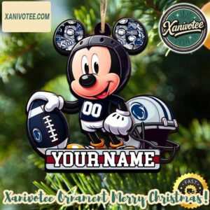 Penn State Nittany Lions NCAA x Mickey Mouse Christmas 2025 Tree Decoration Ornament