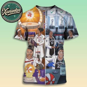 Phoenix Mercury Vs Las Vegas Aces 2025 WNBA Finals Discover The Championship Formula In 2025 All Over Print T-Shirt