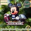 South Carolina Gamecocks x Mickey Mouse NCAA Personalized Christmas 2025 Tree Decoration Holiday Christmas Ornament