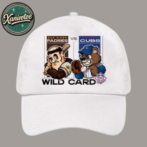 San Diego Padres Vs Chicago Cubs Mascot Cover 2025 MLB Wild Card Matchups Classic Cap Snapback Hat