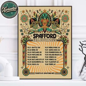 Spafford Fall Tour 2025 Dates List For October And November 2025 Home Decor Poster Canvas